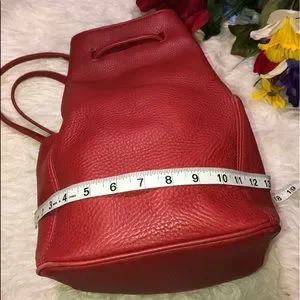 ?HP?GORGEOUS RARE Vintage leather backpack? Vintage Leather Backpack | Bag | Waxed Canvas Backpack  main image 4